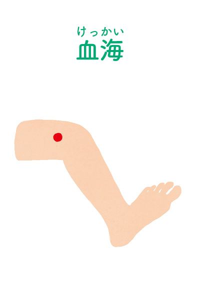 血の巡りをよくする！血海（けっかい）
