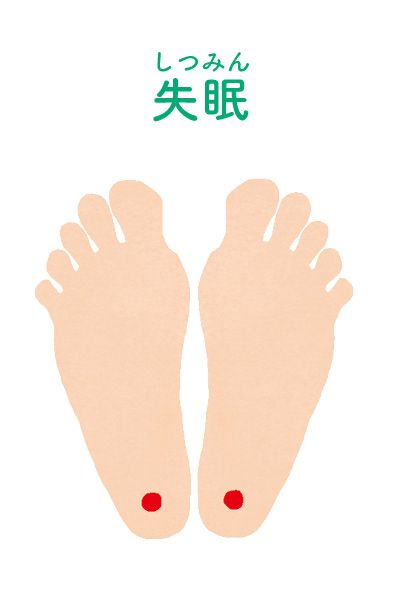 神経を鎮める！失眠（しつみん）