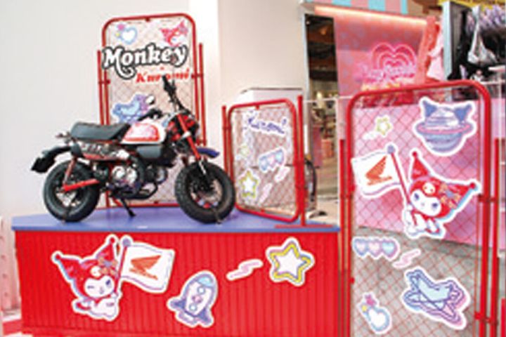 【モンキー125】サンリオ「クロミ」とのコラボパネルが登場！
