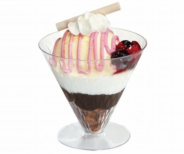 「松田と萩原のチョコ＆ベリーパフェ」