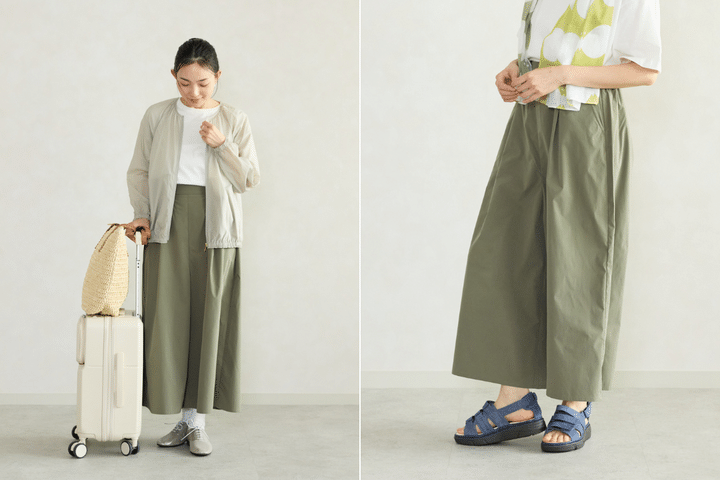 【コラボ新発売】着まわし自由自在。フェリシモ×ことりっぷの UVカット＆撥水セットアップ