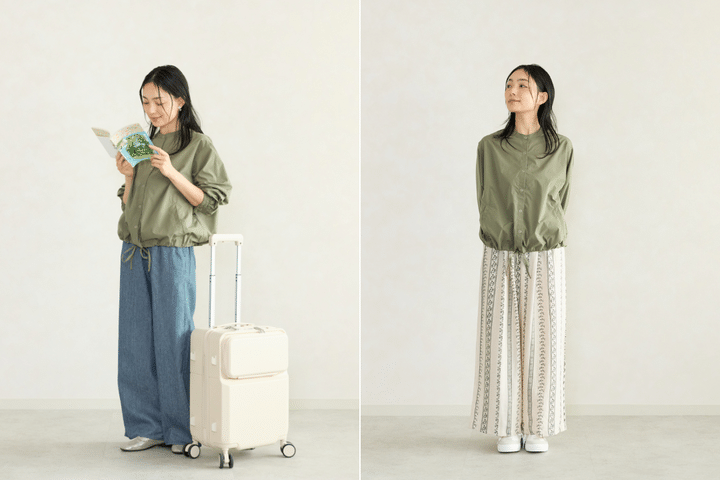 【コラボ新発売】着まわし自由自在。フェリシモ×ことりっぷの UVカット＆撥水セットアップ