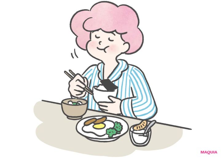 ネガティブからポジティブになる方法 1日3食きちんと食べる