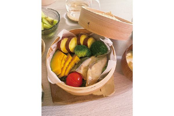 週2でサーモンせいろ