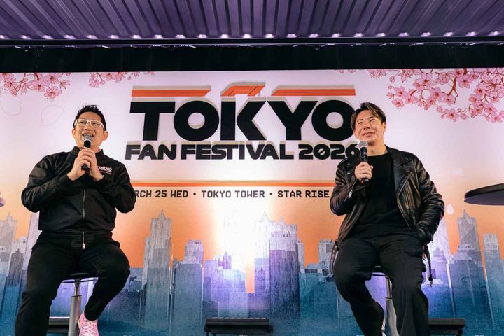 画像: ピエール北川（左）と小林可夢偉（右）