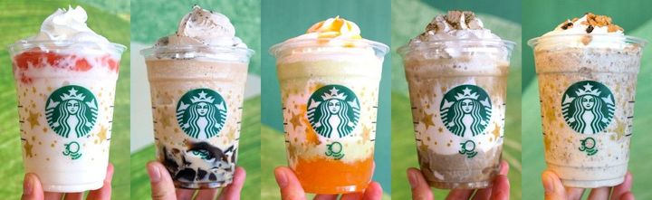 「THE STAR フラペチーノ®」5種