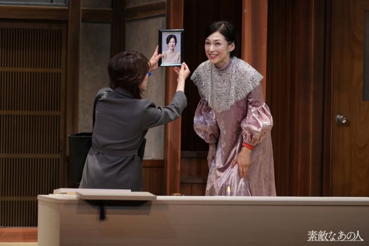 『汗が目に入っただけ』_公開ゲネプロ_訪問販売員役蘭寿とむ