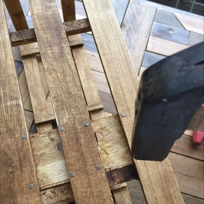 〈100均すのこ〉でスリムかご収納！小さくても収納力バツグンです♡