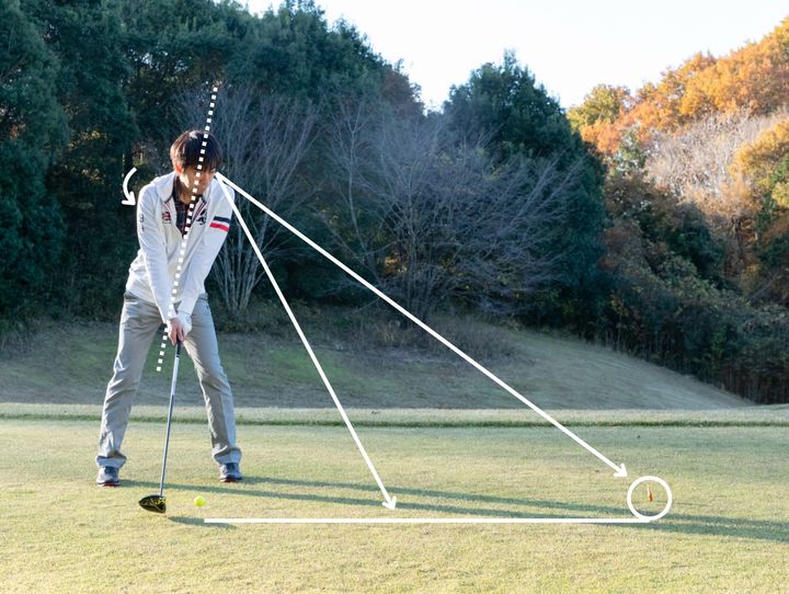 地面のスパットを見るのはNG？ドライバーで真っ直ぐ飛ばすコツ