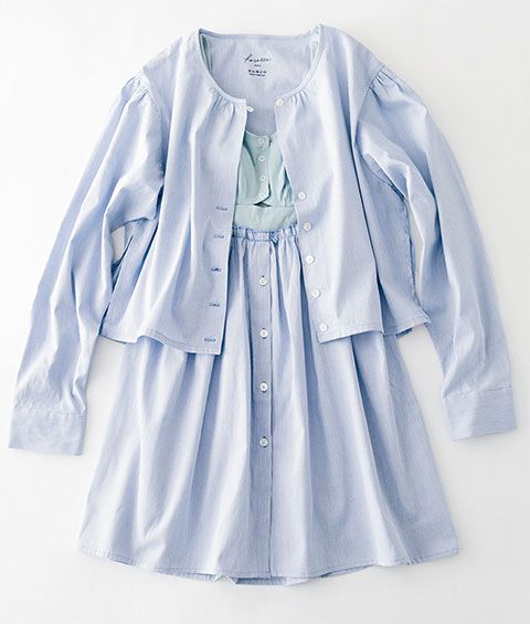 【おしゃれな授乳服】前開きブラトップがセットされたワンピース型のおしゃれな「授乳服」がおすすめの画像1