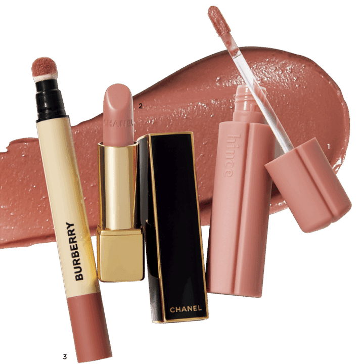 1.ニュー・ブラーティント 01（hince） 2.ルージュ アリュール ヴェルヴェット ランデヴー 478（シャネル・限定） 3.ブリット マット リップ ヴェール 601（バーバリー ビューティ）