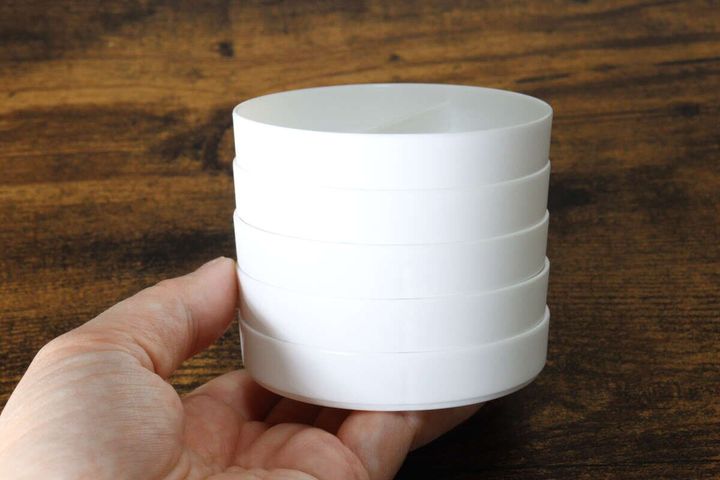 絵の具用溶き皿（5個） 積み重ね