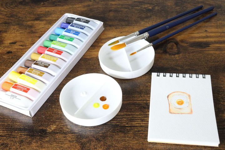 絵の具用溶き皿（5個） 絵画用品