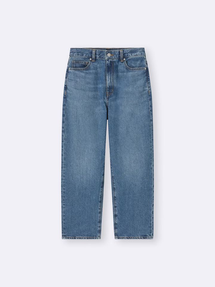 【GU】長くはける！ 本格派デニムのストレート型