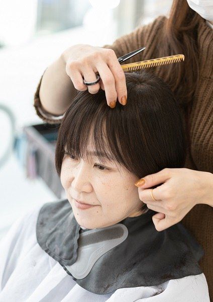 イメチェン 前髪カット