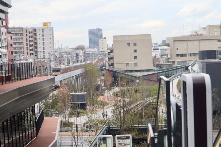 大井町線が来る様子