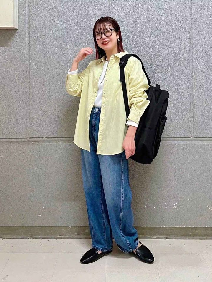 デニム 黄色 イエロー デニム が大人可愛い グローバルワーク まるっと