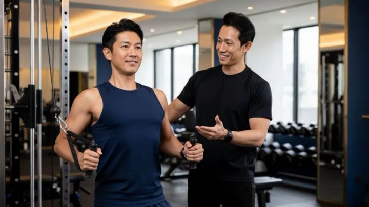 一人ひとりの身体特性に合わせたフォーム指導