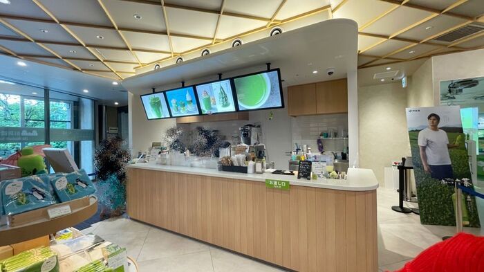 カフェコーナーの全体写真