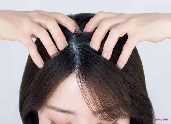 美容家 大野真理子さん 小顔マッサージ 頭皮