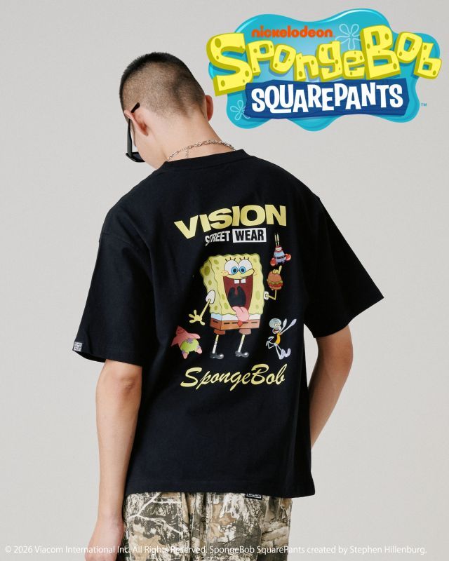 【スポンジ・ボブコラボ】SkaterTee / スケーターグラフィックTシャツ 後ろ