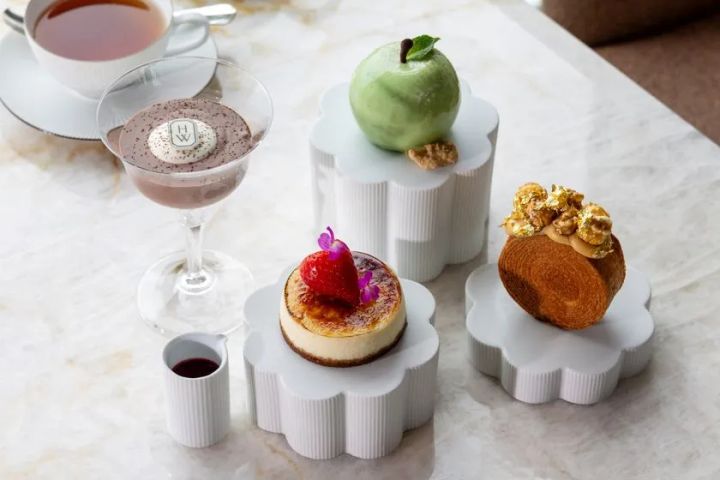 ニューヨークをモチーフにした繊細なスイーツが楽しめます
