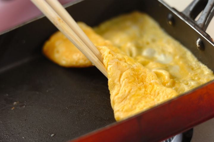 だし巻き卵のすりおろしカブ添えの作り方2