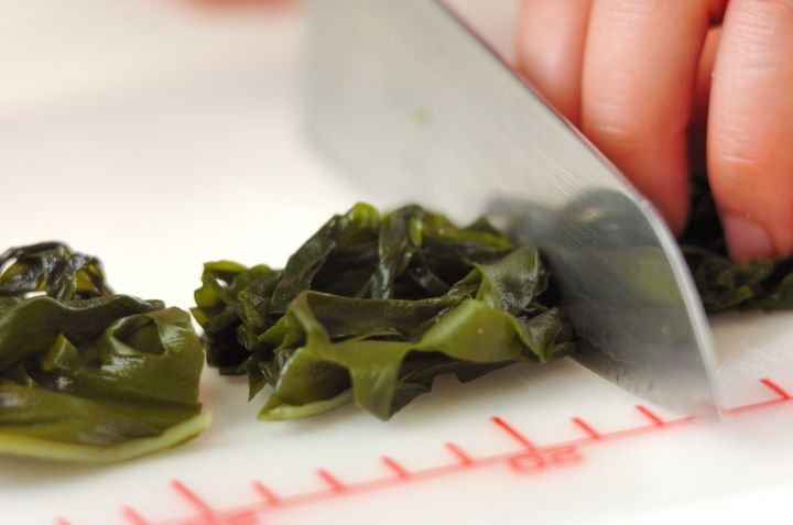 タケノコと高野豆腐の炊き合わせの下準備2