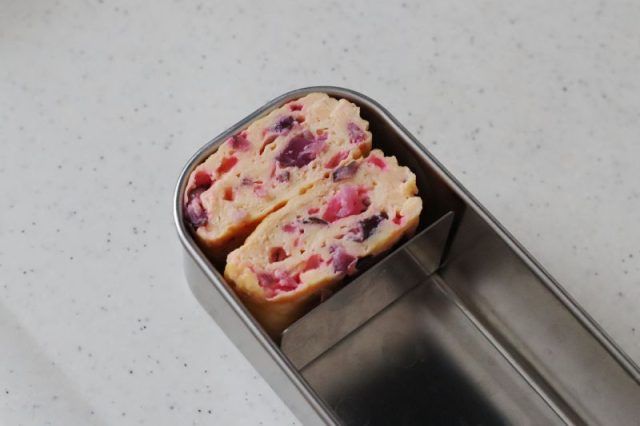 2品弁当の詰め方プロセス