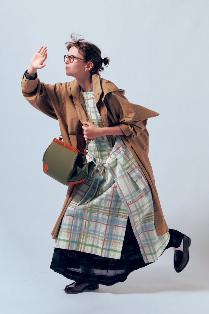 この春挑戦したいエプロン型のワンピースのコーデ【本日のFUDGE GIRL-4月5日】