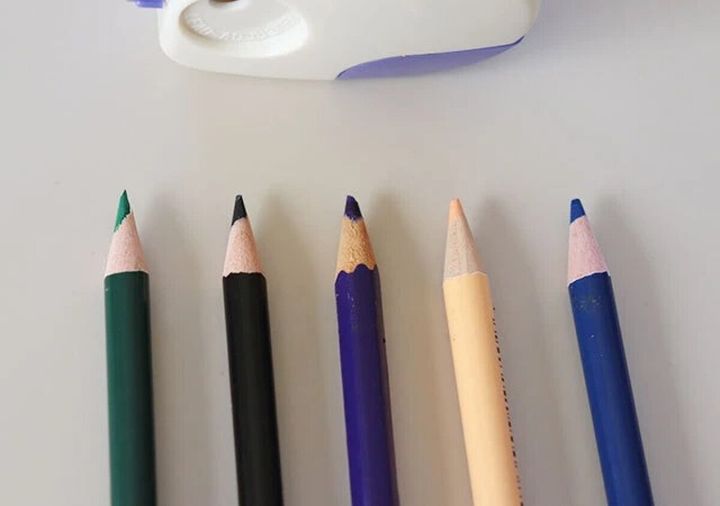 ダイソー えんぴつけずりき けずっ太くん 使用例 比較