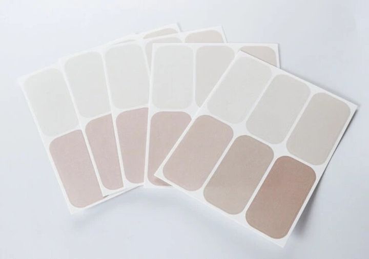 ダイソー インデックスシール（ナチュラルカラー、30枚）