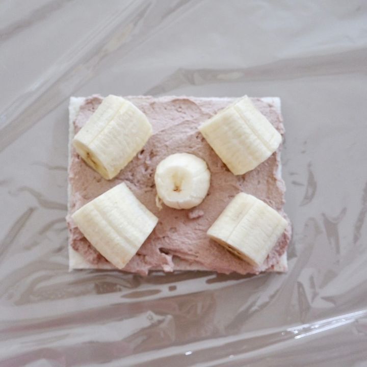 チョコバナナのフルーツサンド