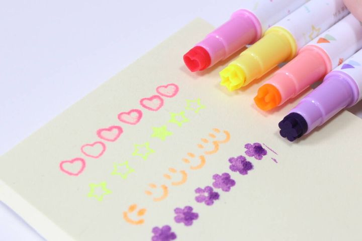 セリア 予定が変わっても消せるスケジュール用マーカースタンプ デザイン