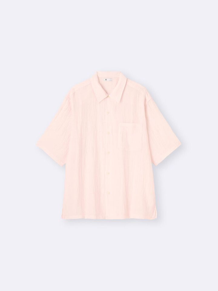 GUのテクスチャーシャツ