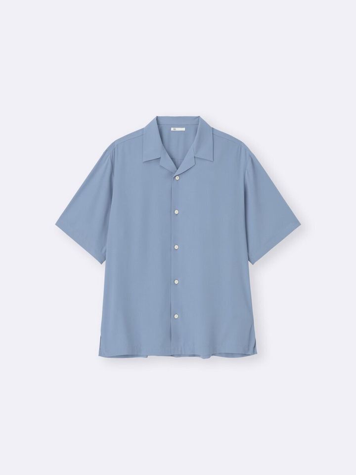 GUのドライオープンカラーシャツ