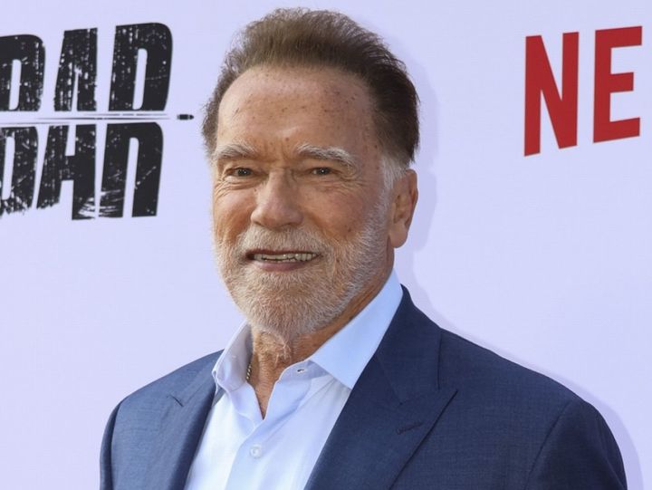 アーノルド・シュワルツェネッガー、ボディビル時代の転機を語る 息子もボディビル大会で優勝 （C）AFLO width=