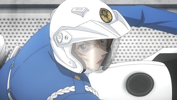 横浜に現れた“黒いバイク”をめぐり、神奈川県警の萩原千速らが奔走 [c]2026 青山剛昌／名探偵コナン製作委員会