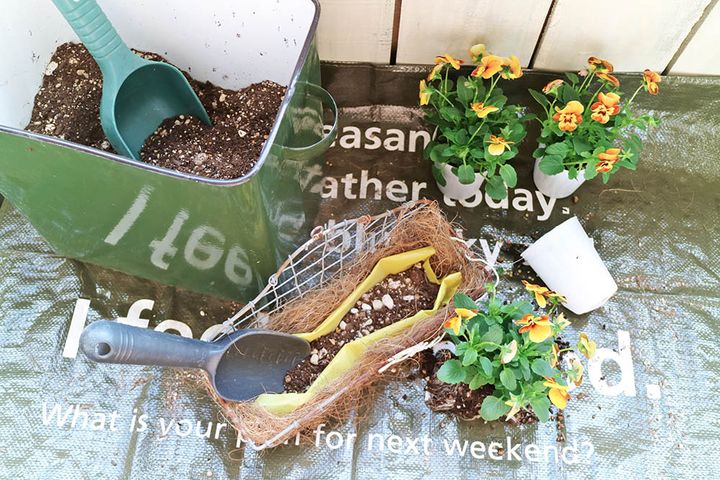 作業時のシート