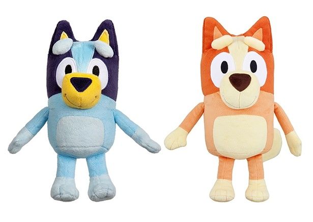 ブルーイとビンゴを抱っこしちゃおう！(「ブルーイなかよしぬいぐるみ・ビンゴなかよしぬいぐるみ」) 発売中 価格：各4,590円(税込) 発売・販売元：タカラトミー 2026 The Moose Group © Ludo Studio.