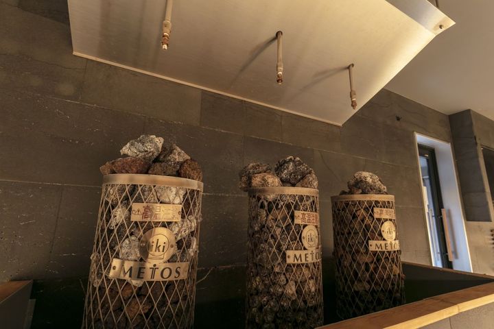 スゴイサウナ 札幌すすきの店のMETOSのikiストーブ