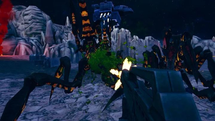 ゲーム内の大規模戦闘シーン