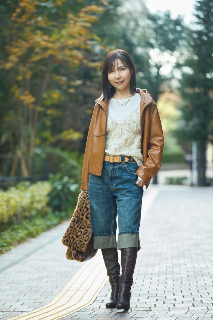 「ZARA」のハーフパンツデニムコーデ