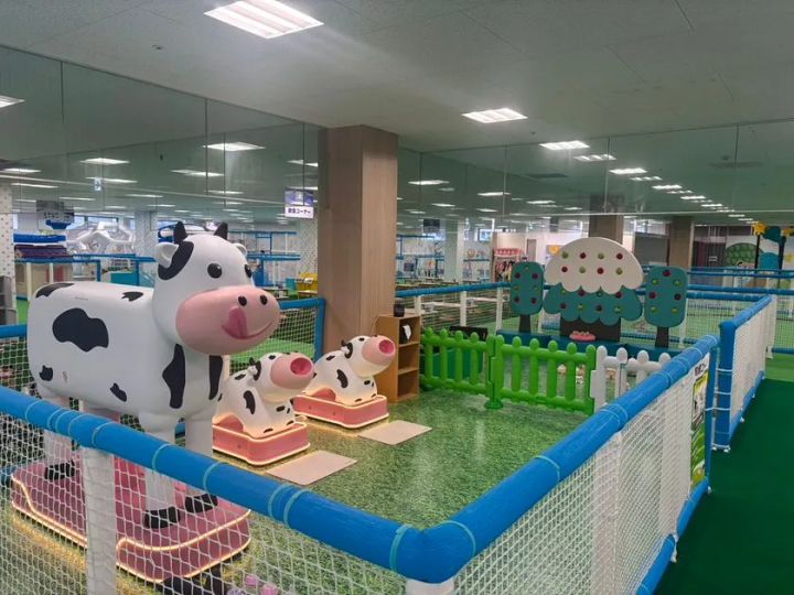 子どもたちが思いっきり楽しめる多彩なアトラクションが揃う施設