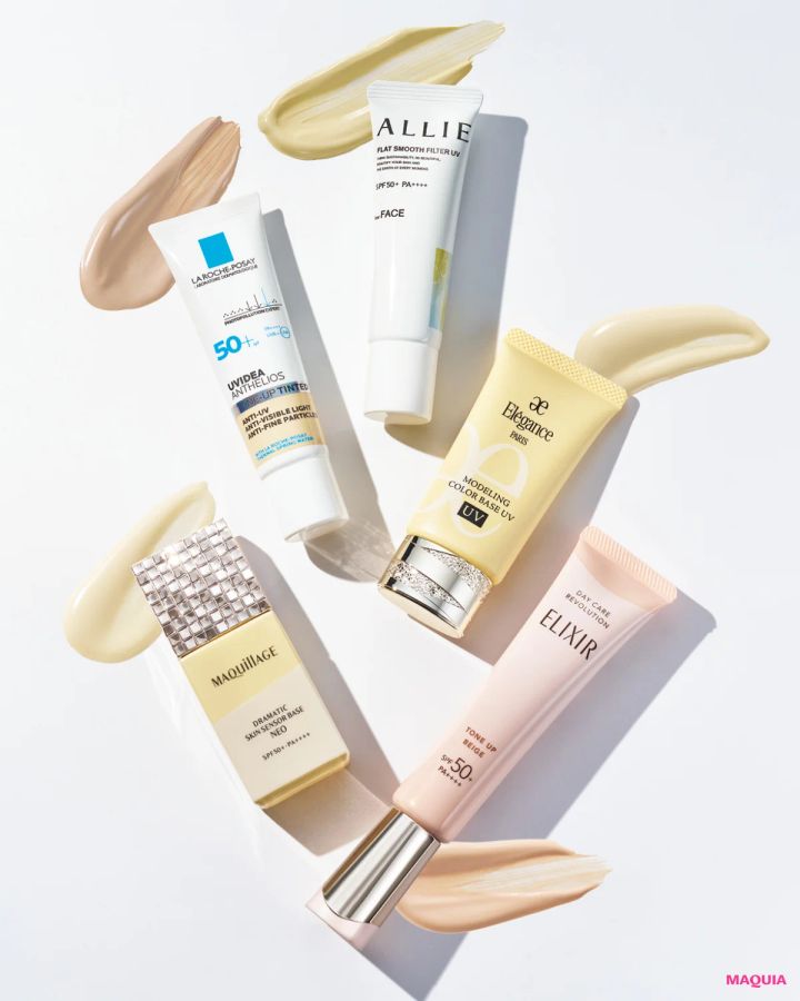 “透明ツヤ肌”を叶える「黄み系UV」おすすめ5選！くすみ・シミ・色ムラをまるっとカバー