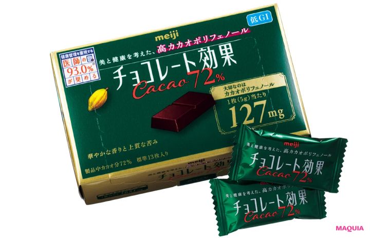 大野真理子さんおすすめのインナーケアアイテム チョコレート効果 カカオ72%