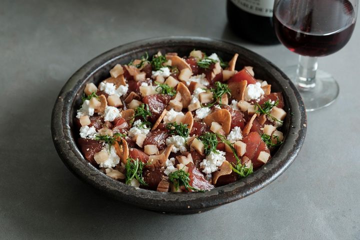 鰹のたたきの飲めるちらし寿司