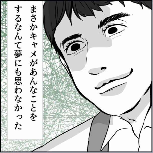 明るくて人当たりも良く、すぐにバイト仲間とも馴染んだキャメ。しかしここから徐々に変貌していき、マヨを恐怖に陥れる…。 画像提供：ネギマヨ