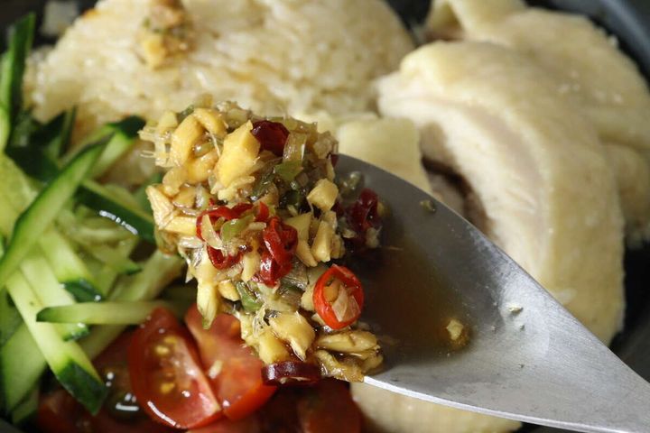 海南チキンライスの素 ダイソー ソース