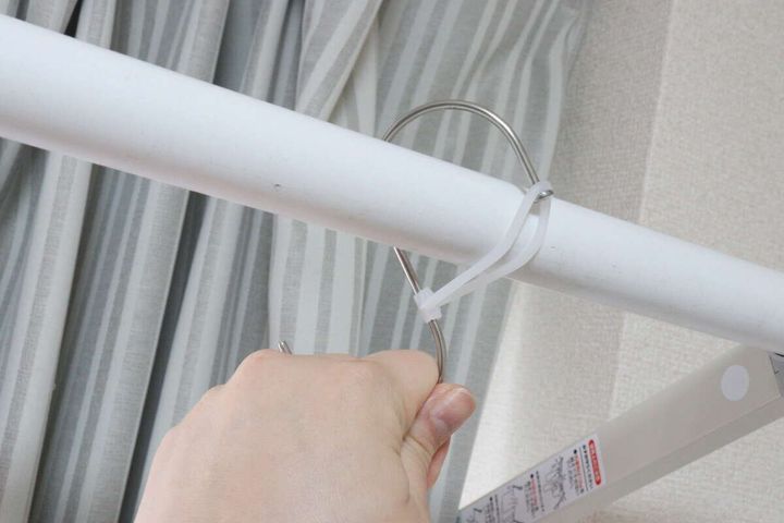 シリコーンストッパー付き ステンレスS字フック 大 調整